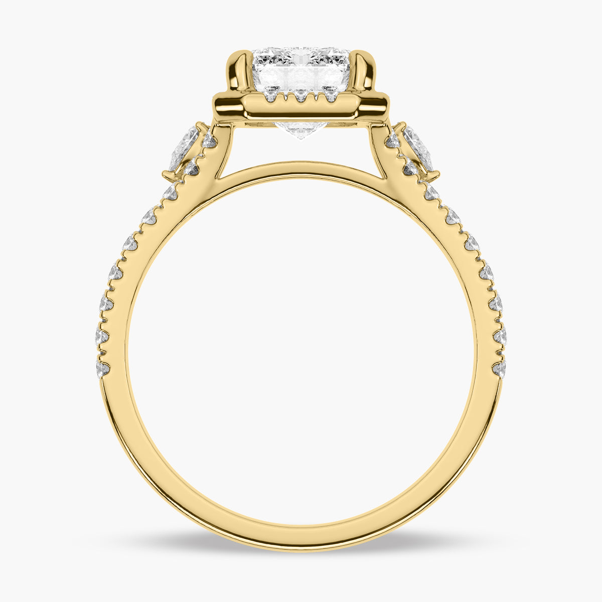 Yellow Gold - Emerald