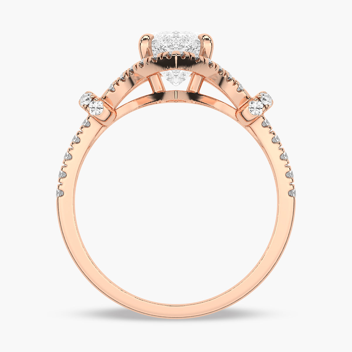 Rose Gold - Marquise