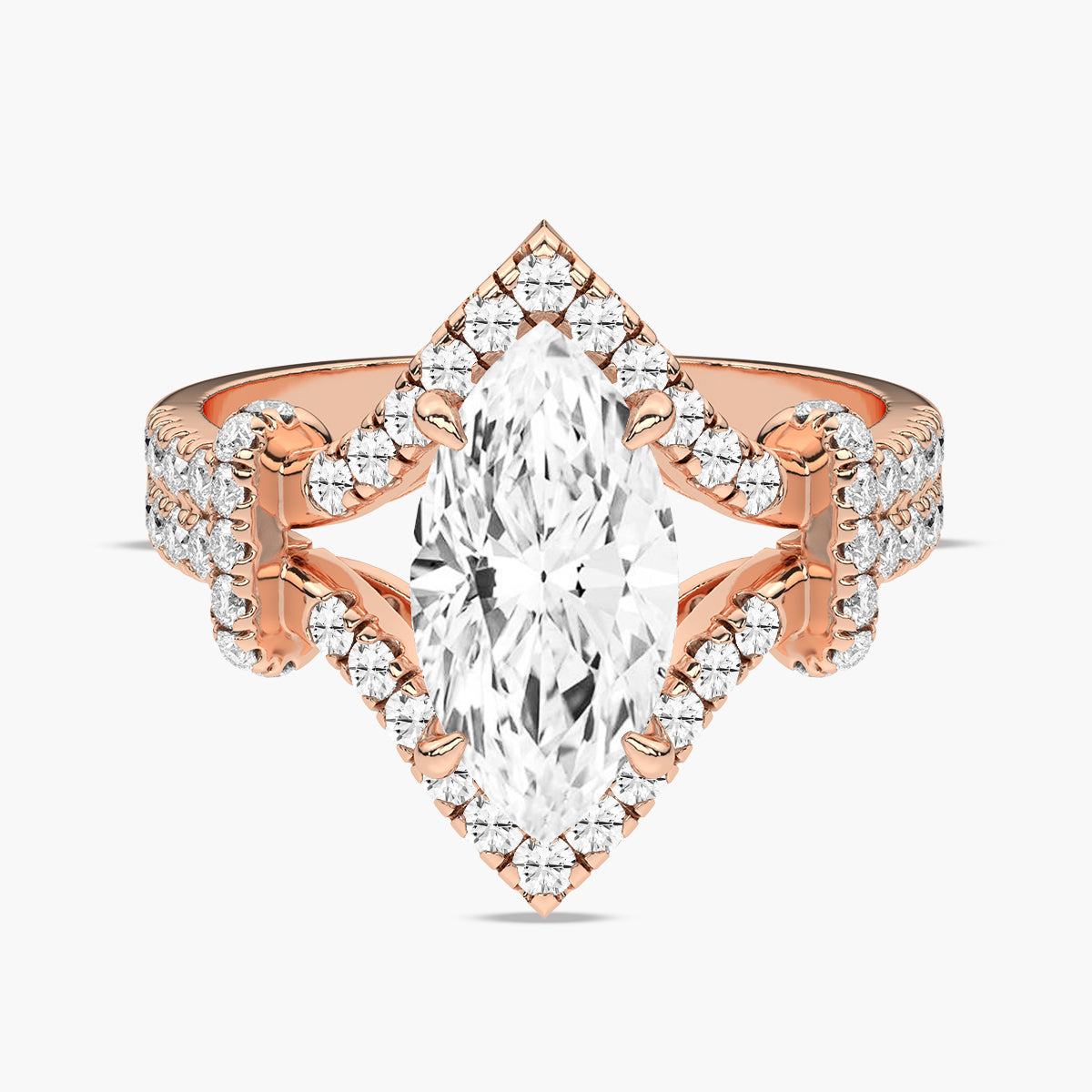 Rose Gold - Marquise