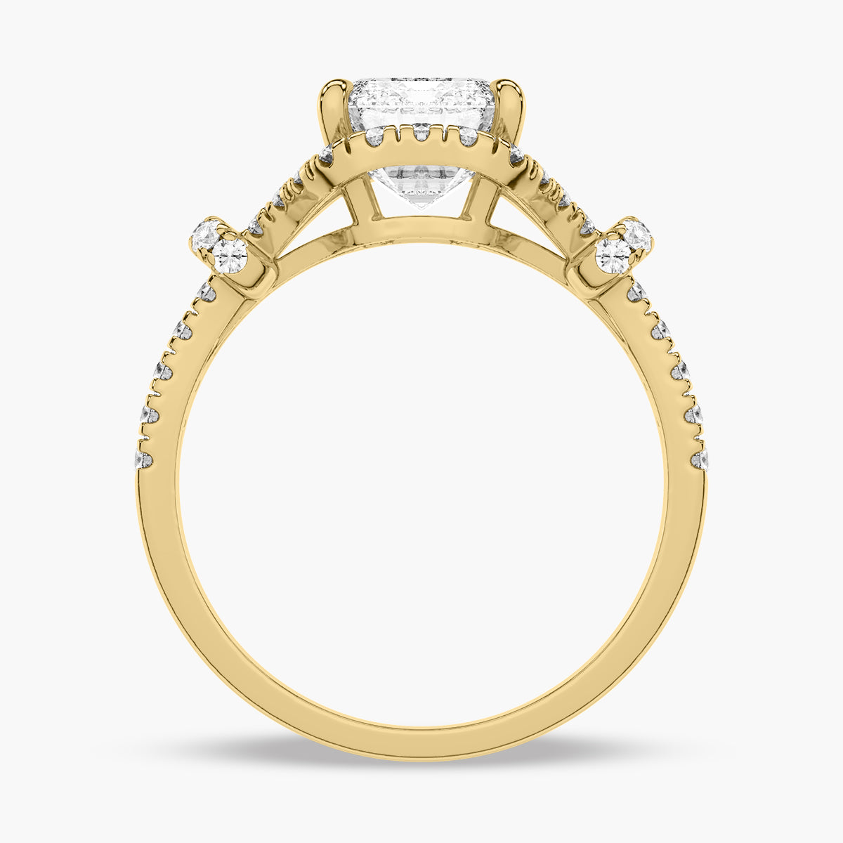 Yellow Gold - Emerald