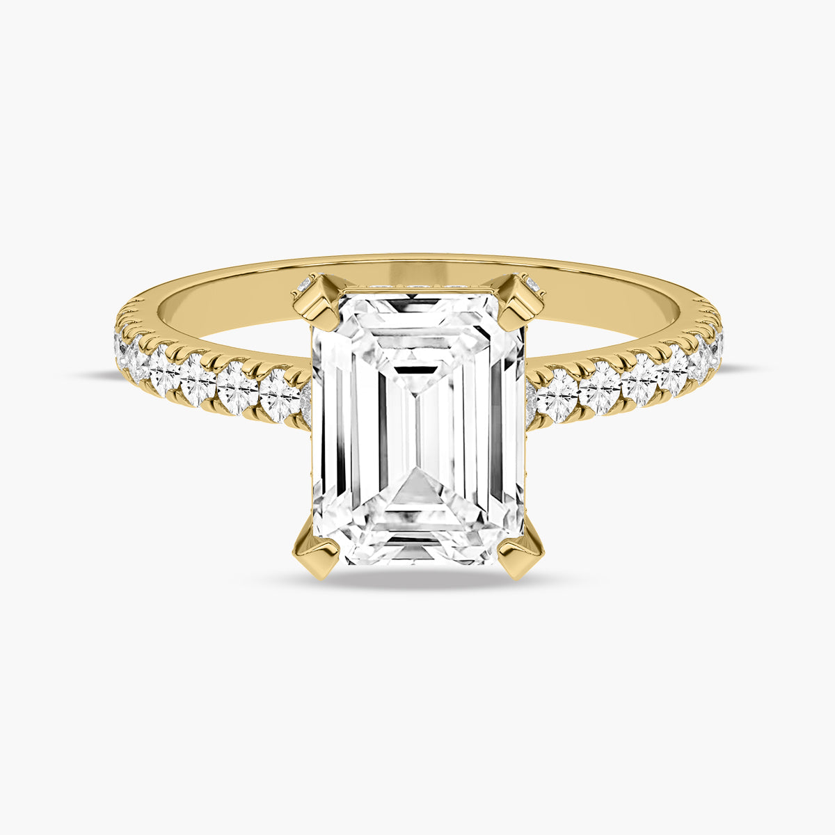Yellow Gold - Emerald