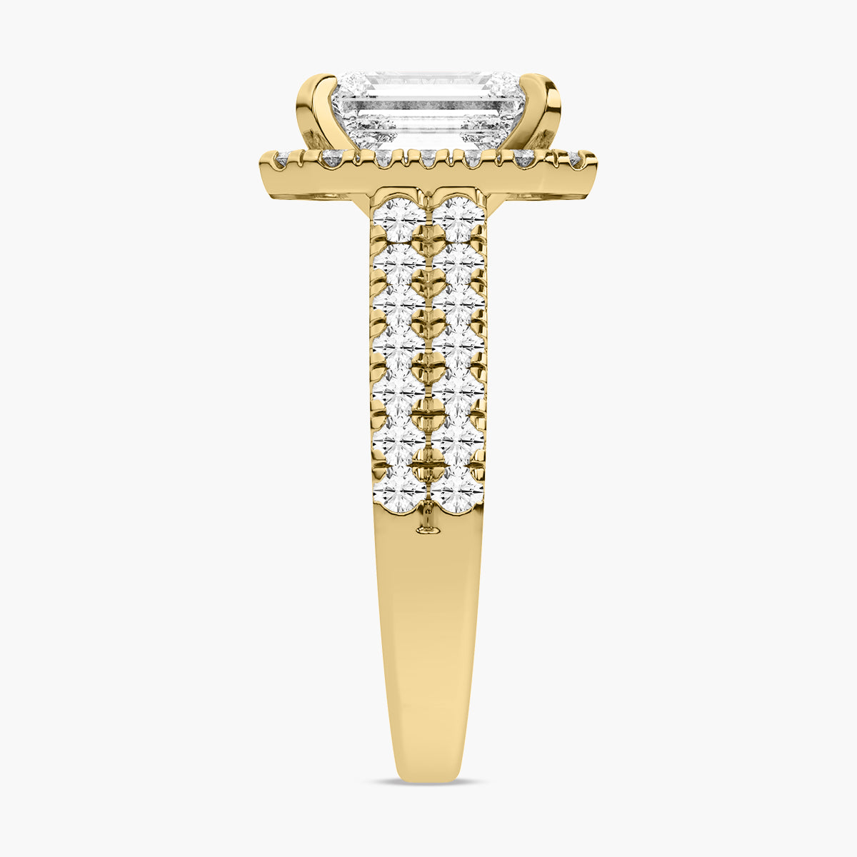 Yellow Gold - Emerald