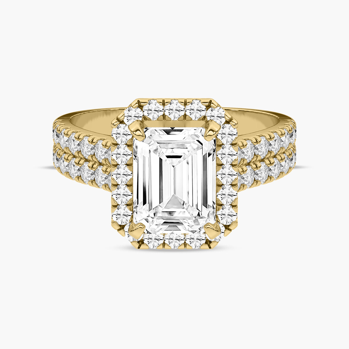 Yellow Gold - Emerald