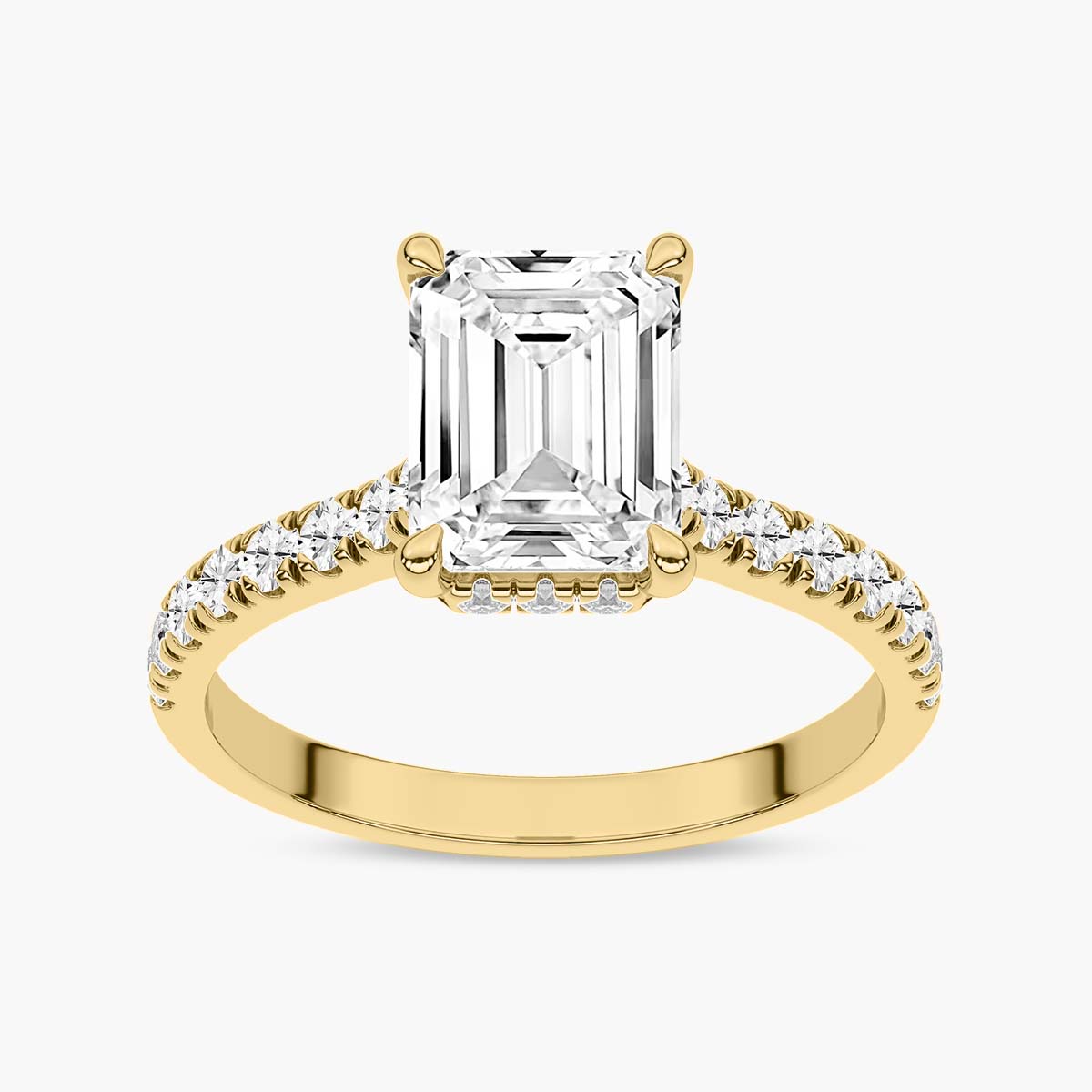 Yellow Gold - Emerald