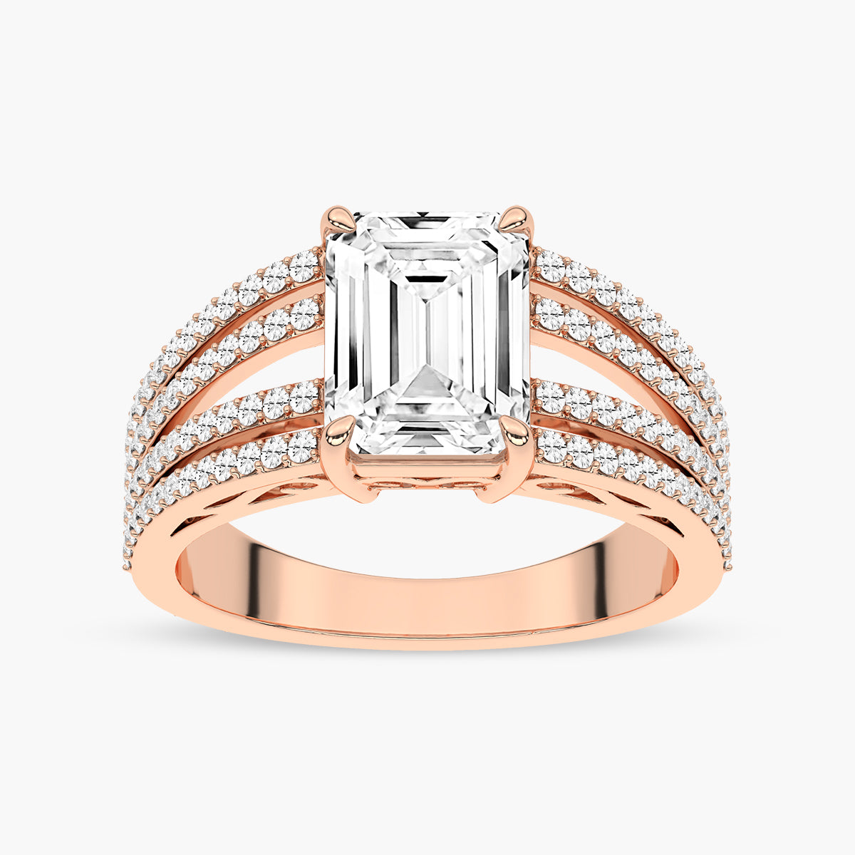 Rose Gold - Emerald