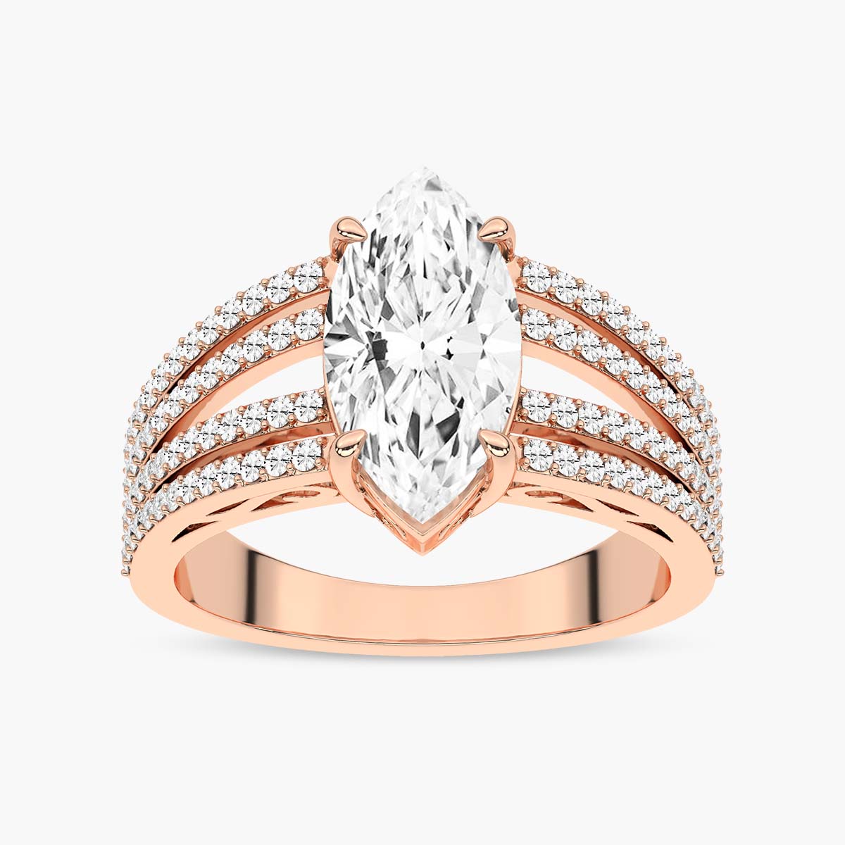 Rose Gold - Marquise
