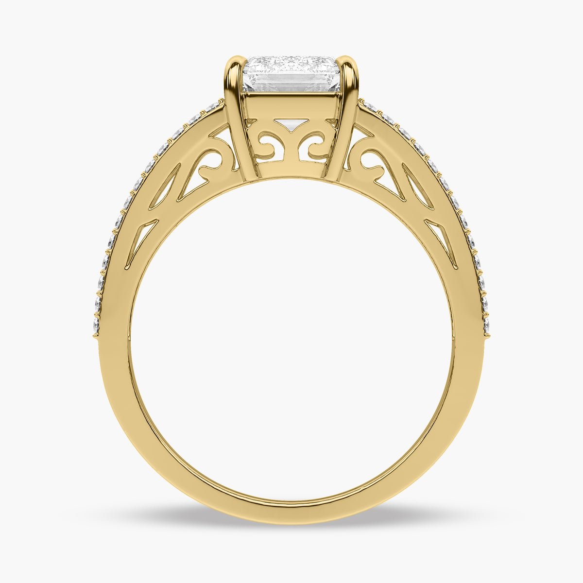 Yellow Gold - Emerald