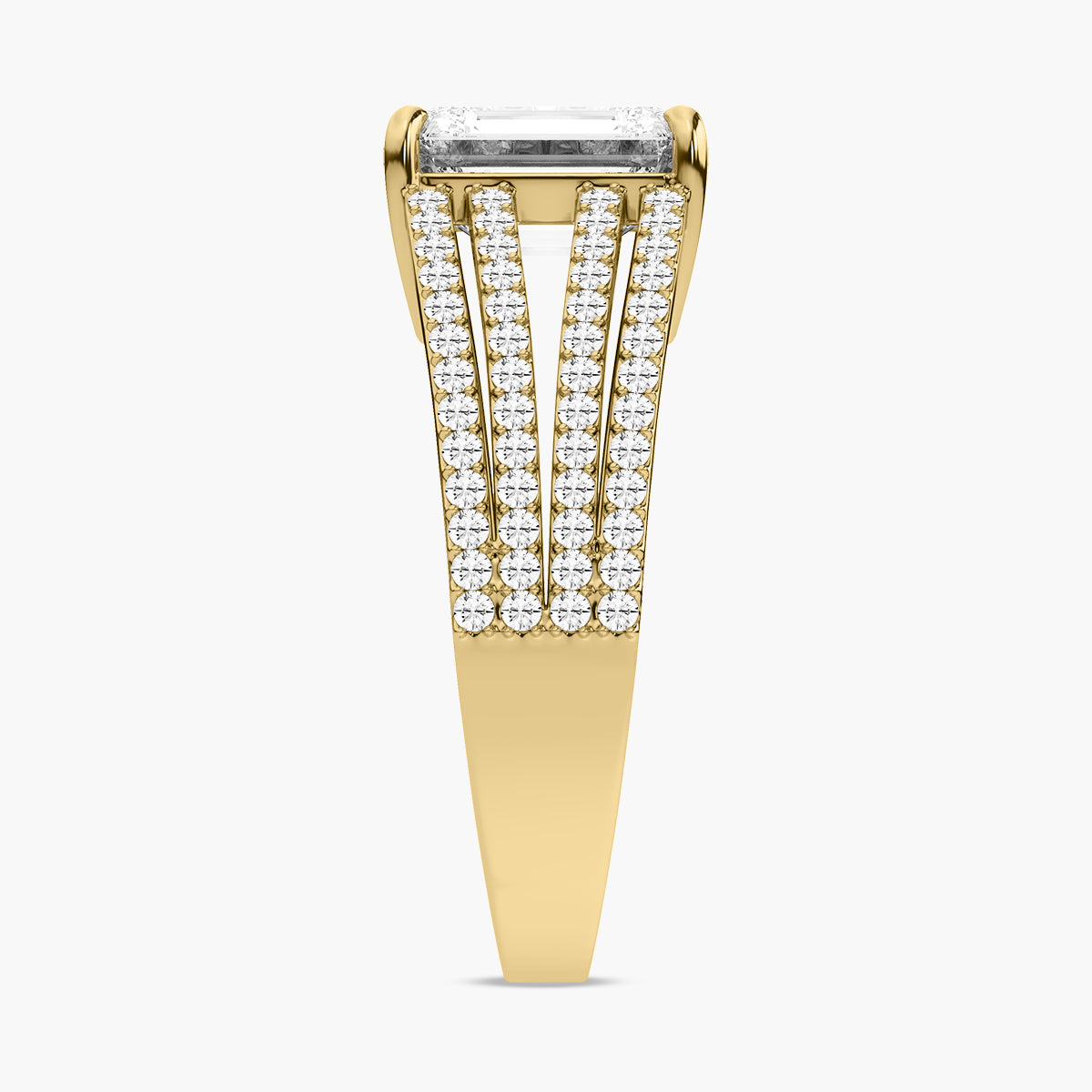 Yellow Gold - Emerald