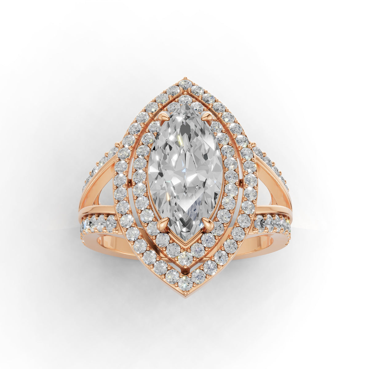 Rose Gold - Marquise