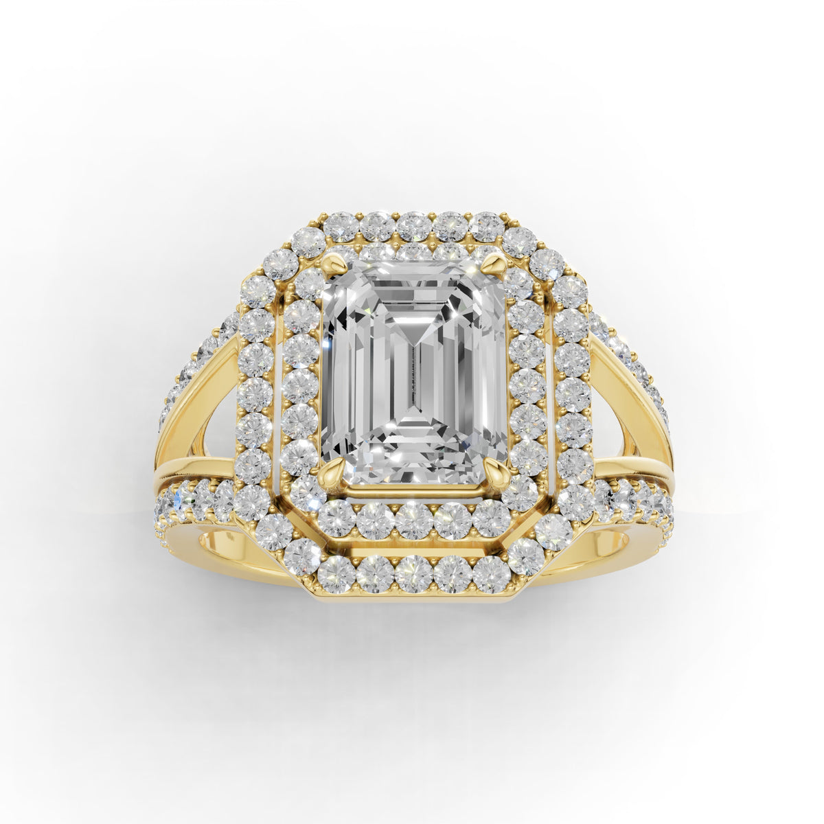 Yellow Gold - Emerald