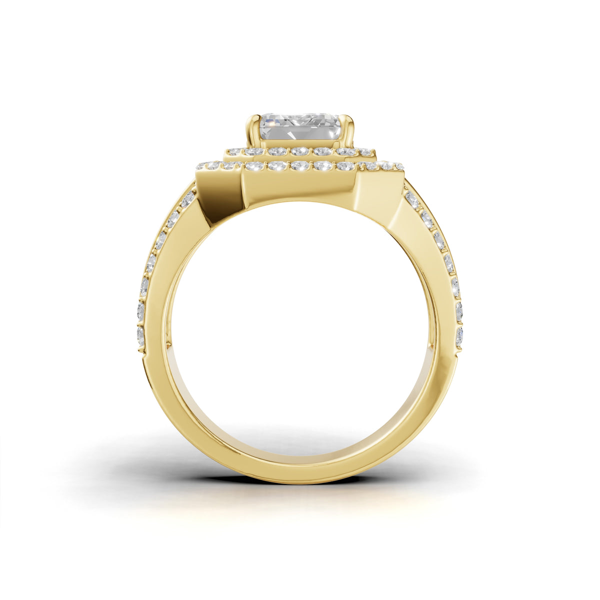 Yellow Gold - Emerald