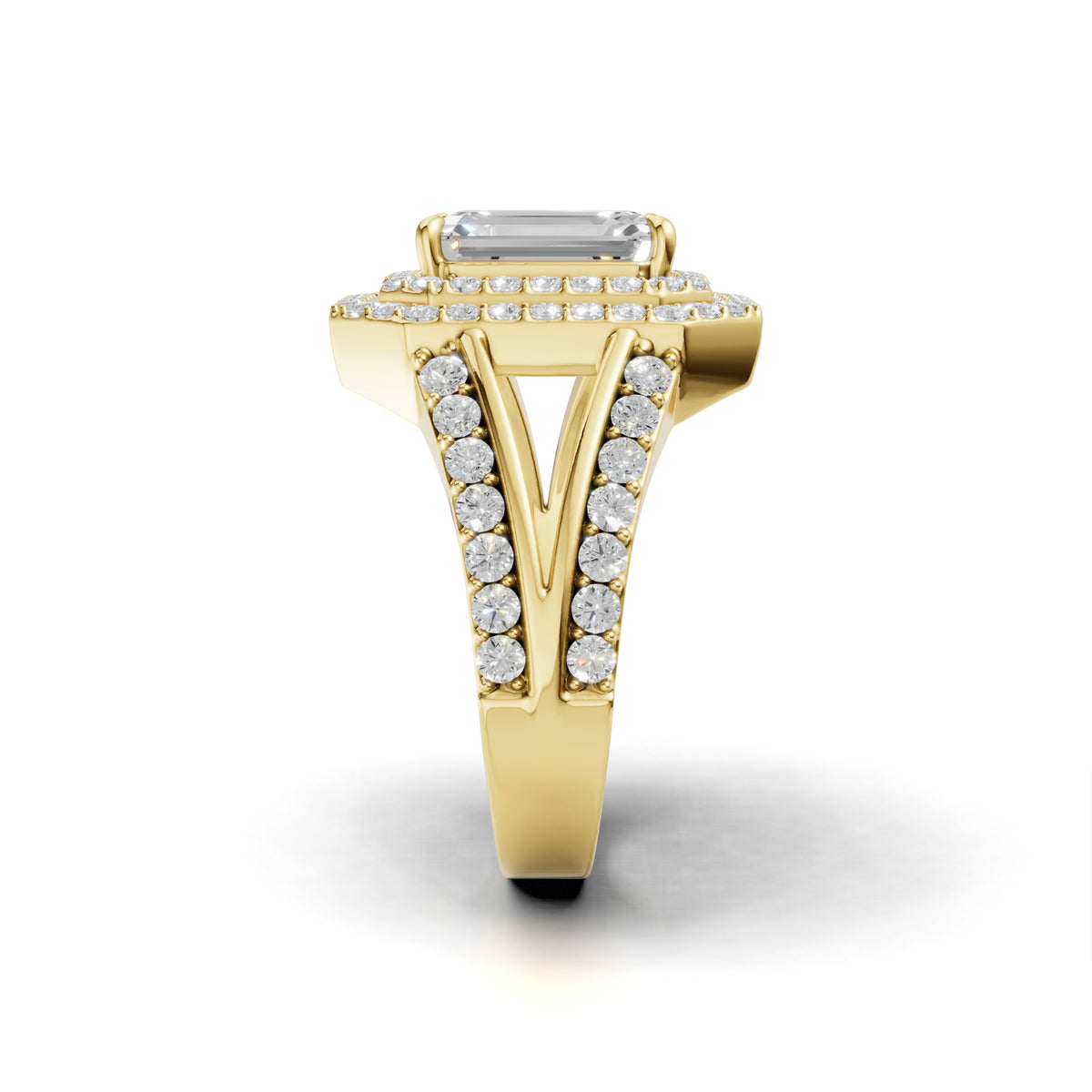 Yellow Gold - Emerald