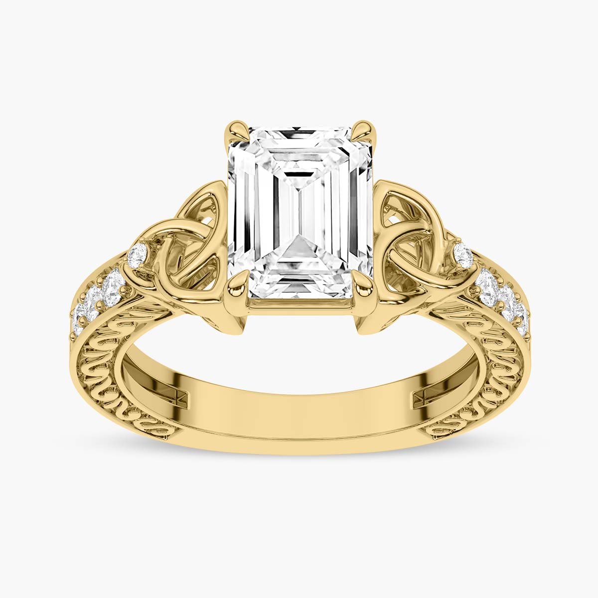 Yellow Gold - Emerald