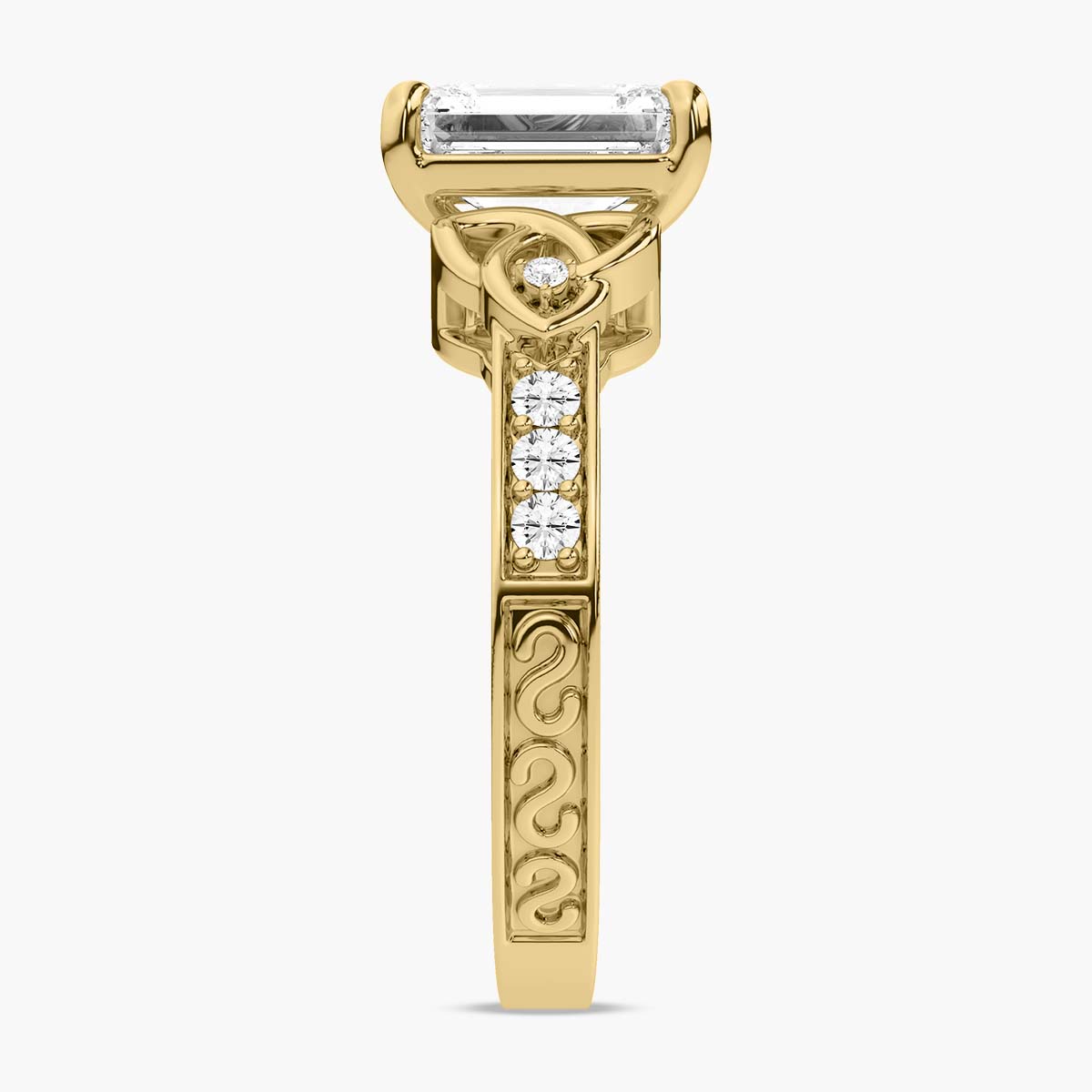 Yellow Gold - Emerald
