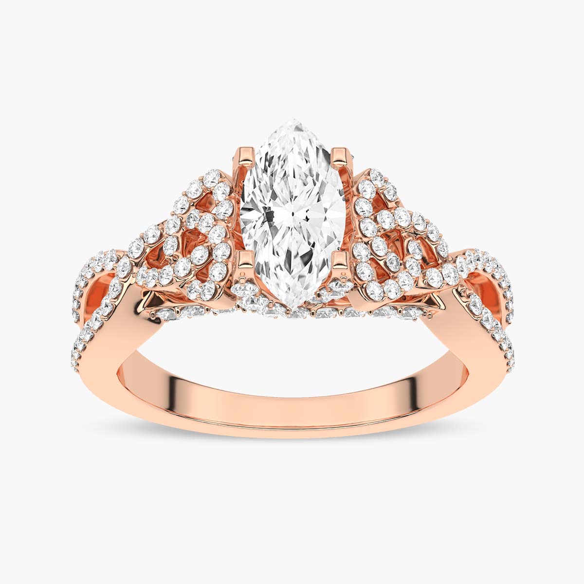 Rose Gold - Marquise