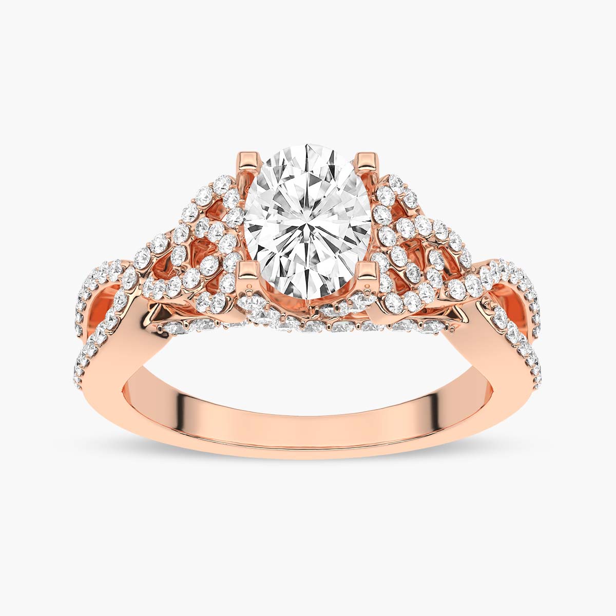 Rose Gold - Oval