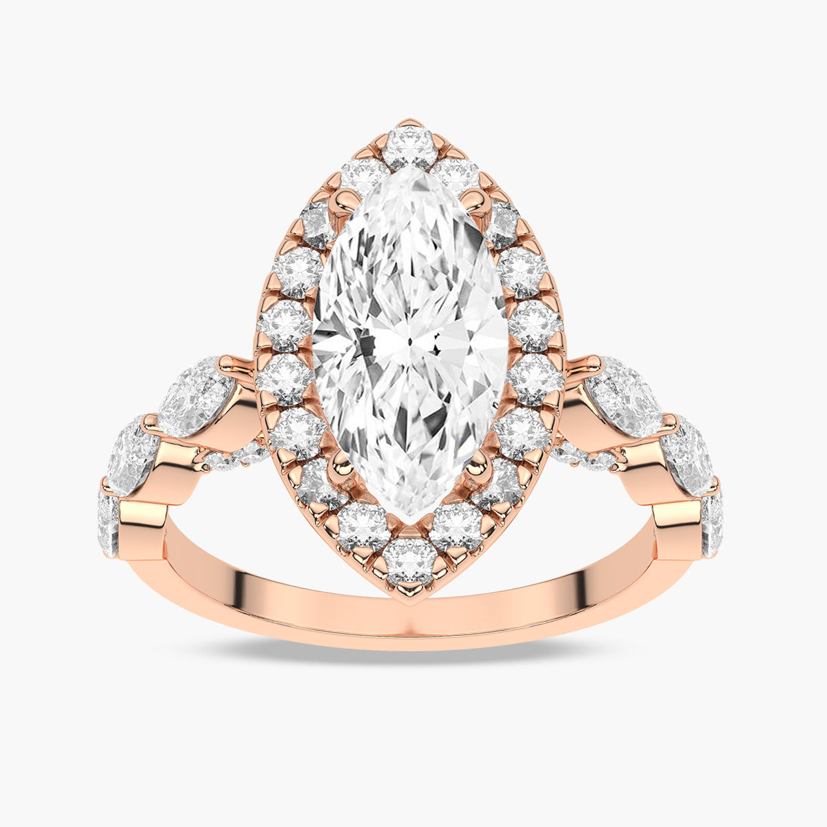 Rose Gold - Marquise