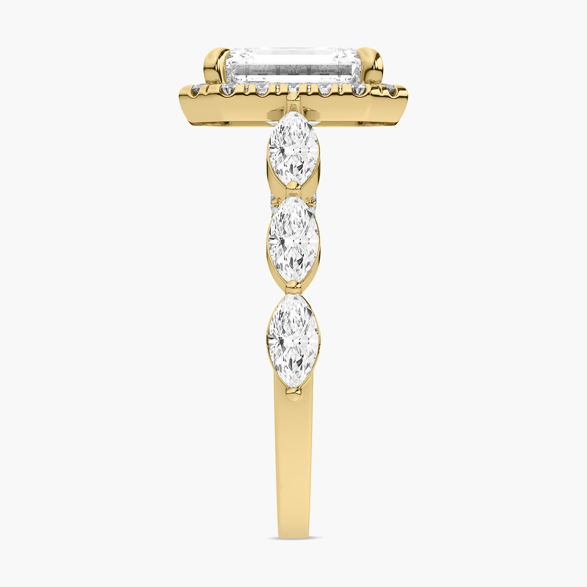 Yellow Gold - Emerald
