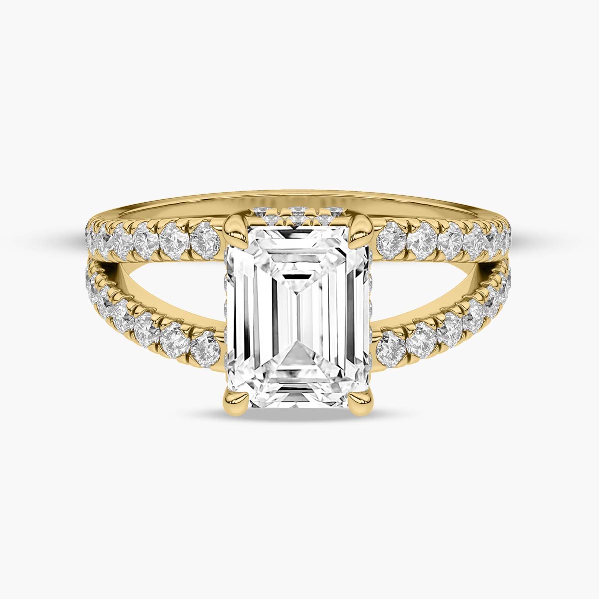 Yellow Gold - Emerald