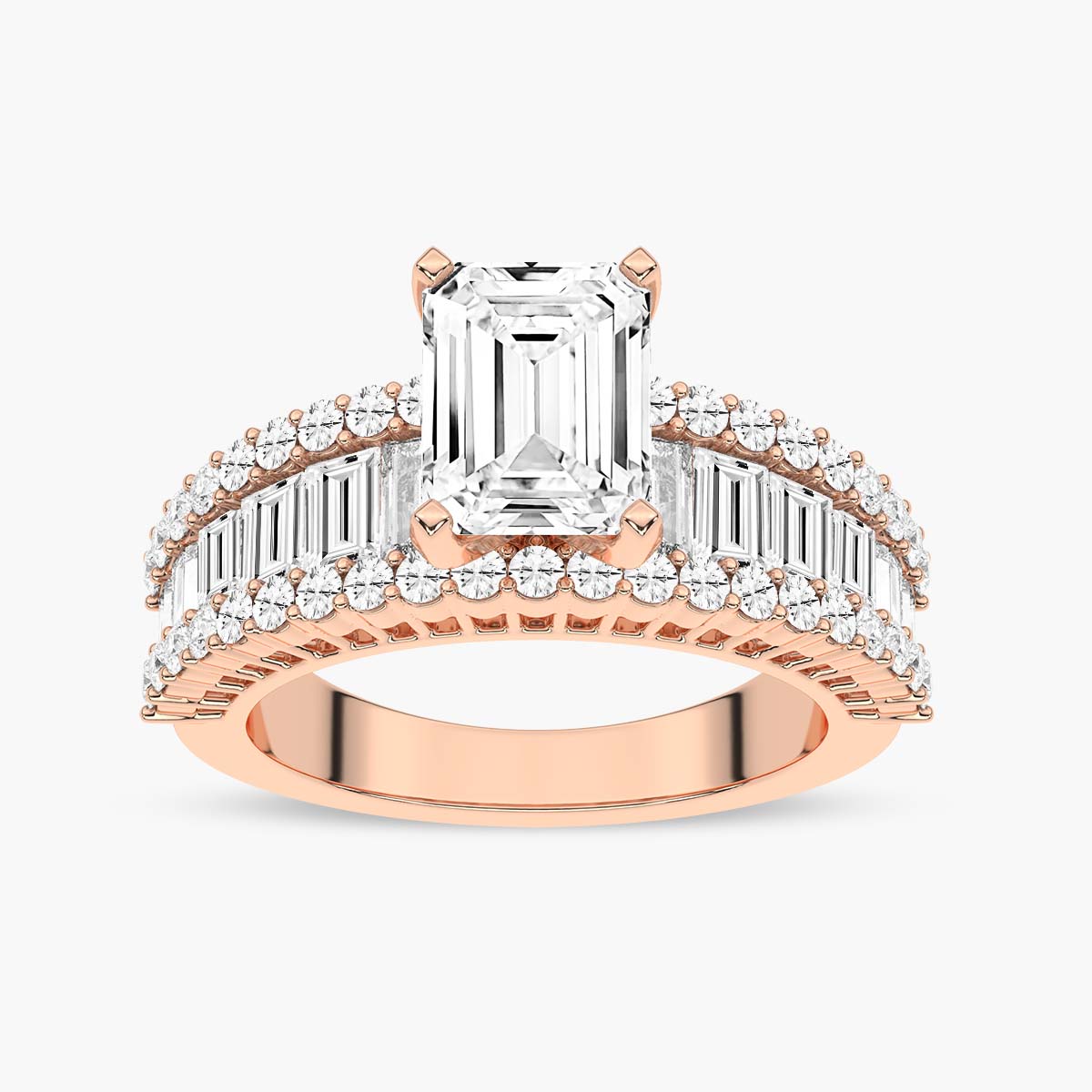 Rose Gold - Emerald