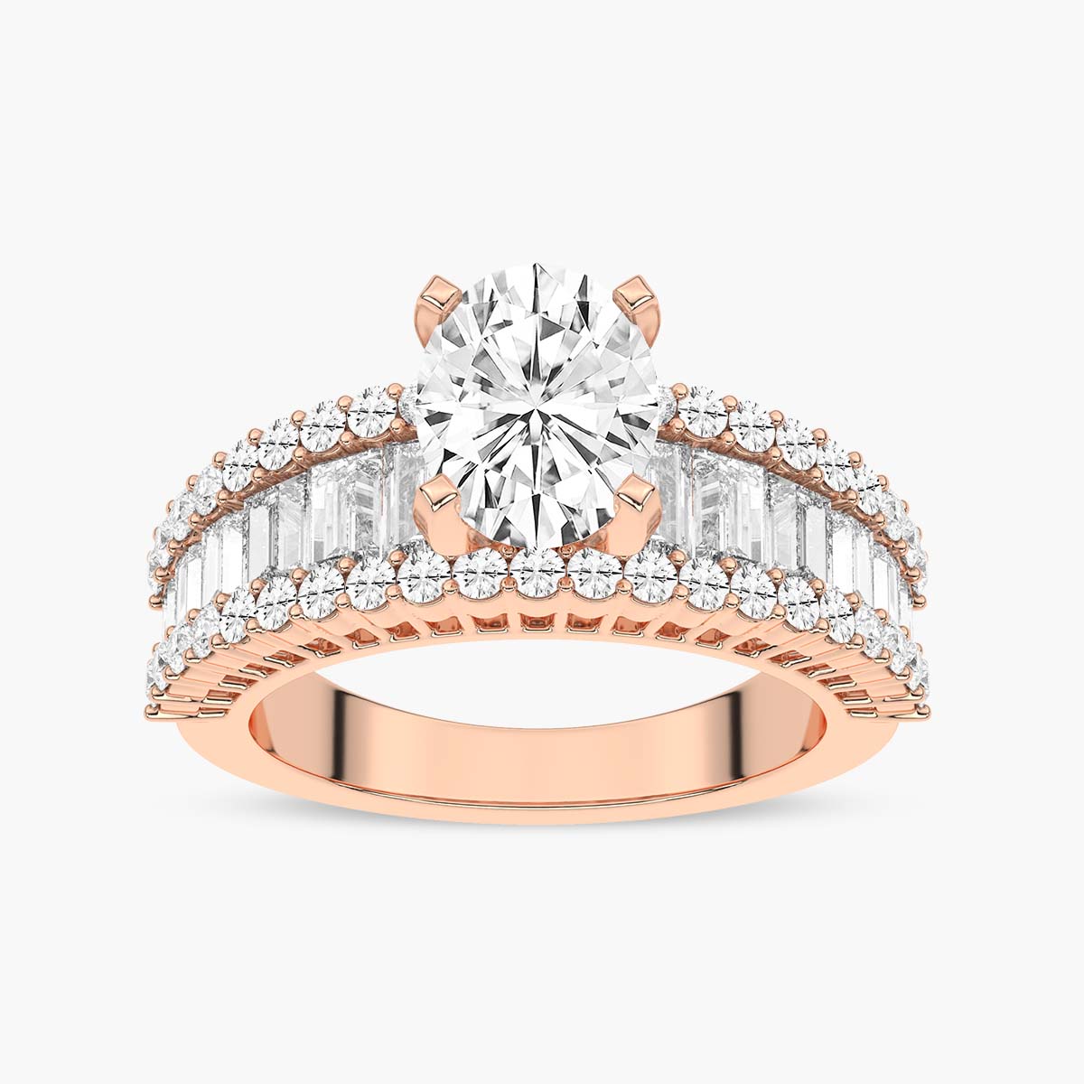 Rose Gold - Oval