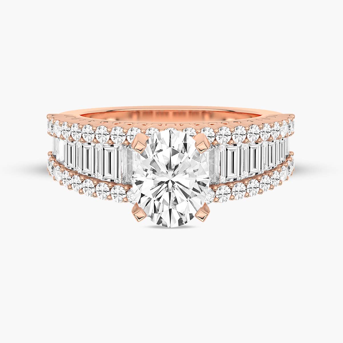 Rose Gold - Oval