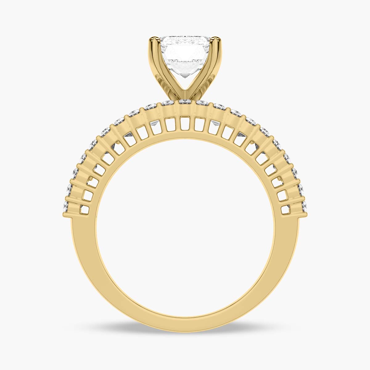 Yellow Gold - Emerald