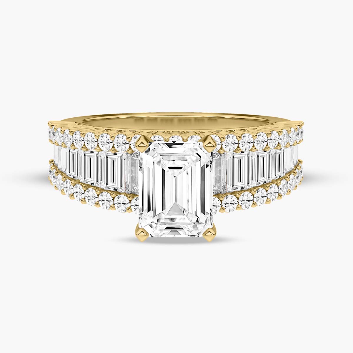 Yellow Gold - Emerald