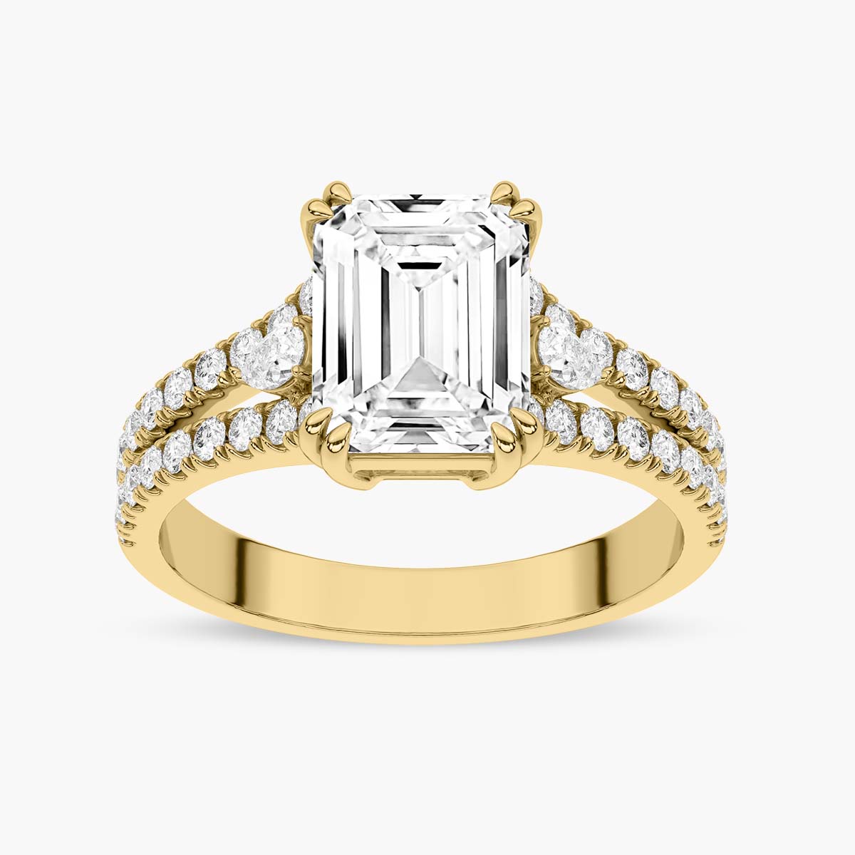 Yellow Gold - Emerald