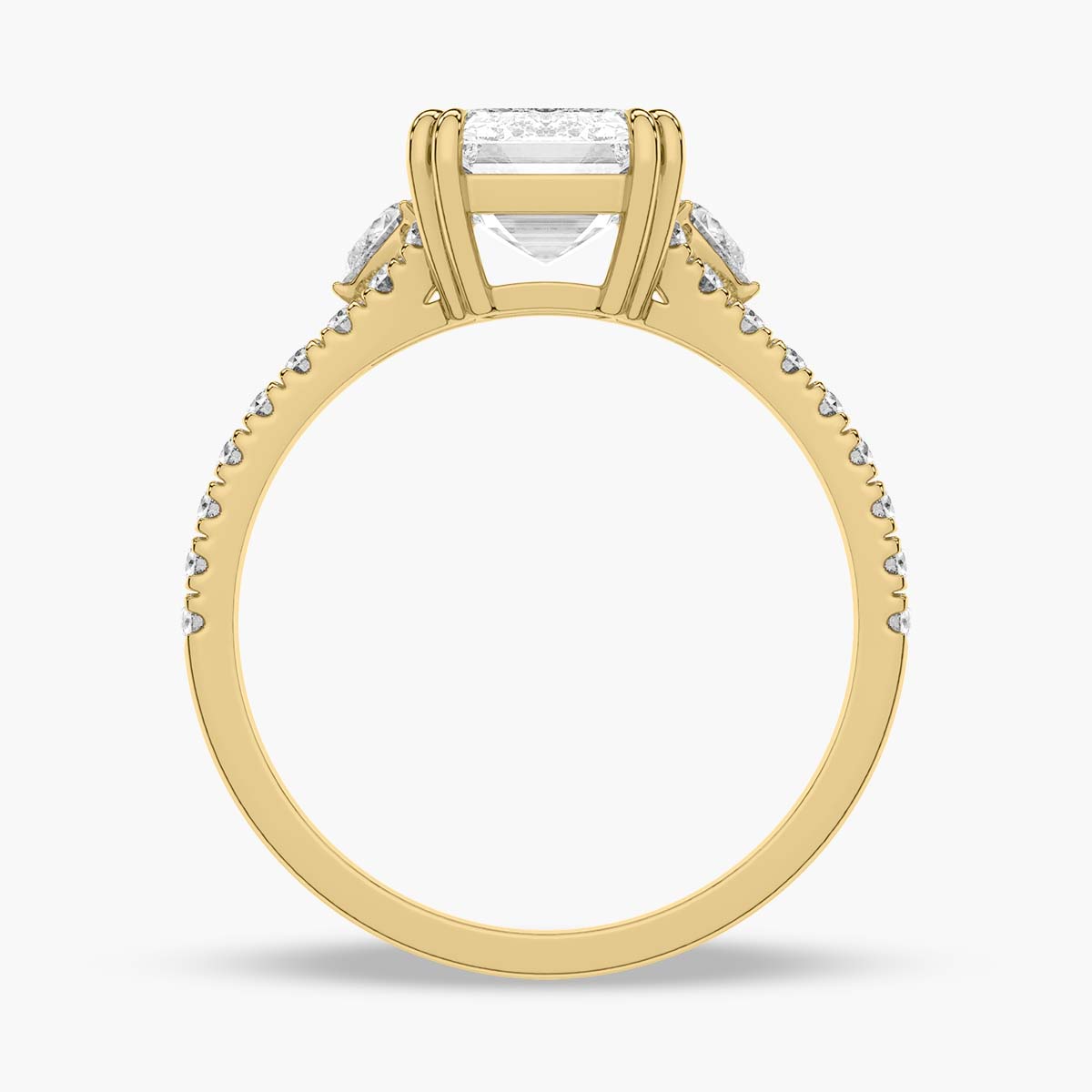 Yellow Gold - Emerald
