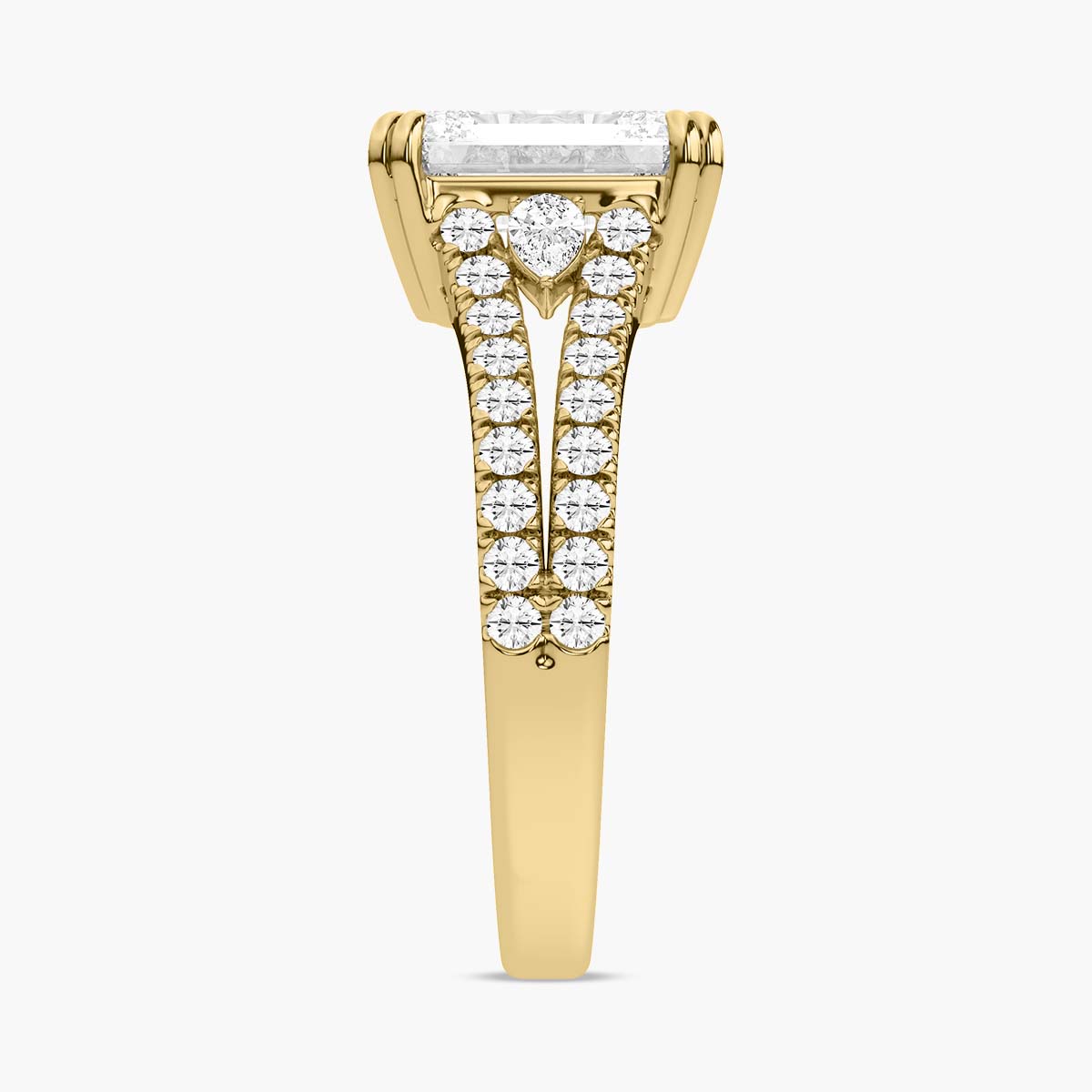 Yellow Gold - Emerald