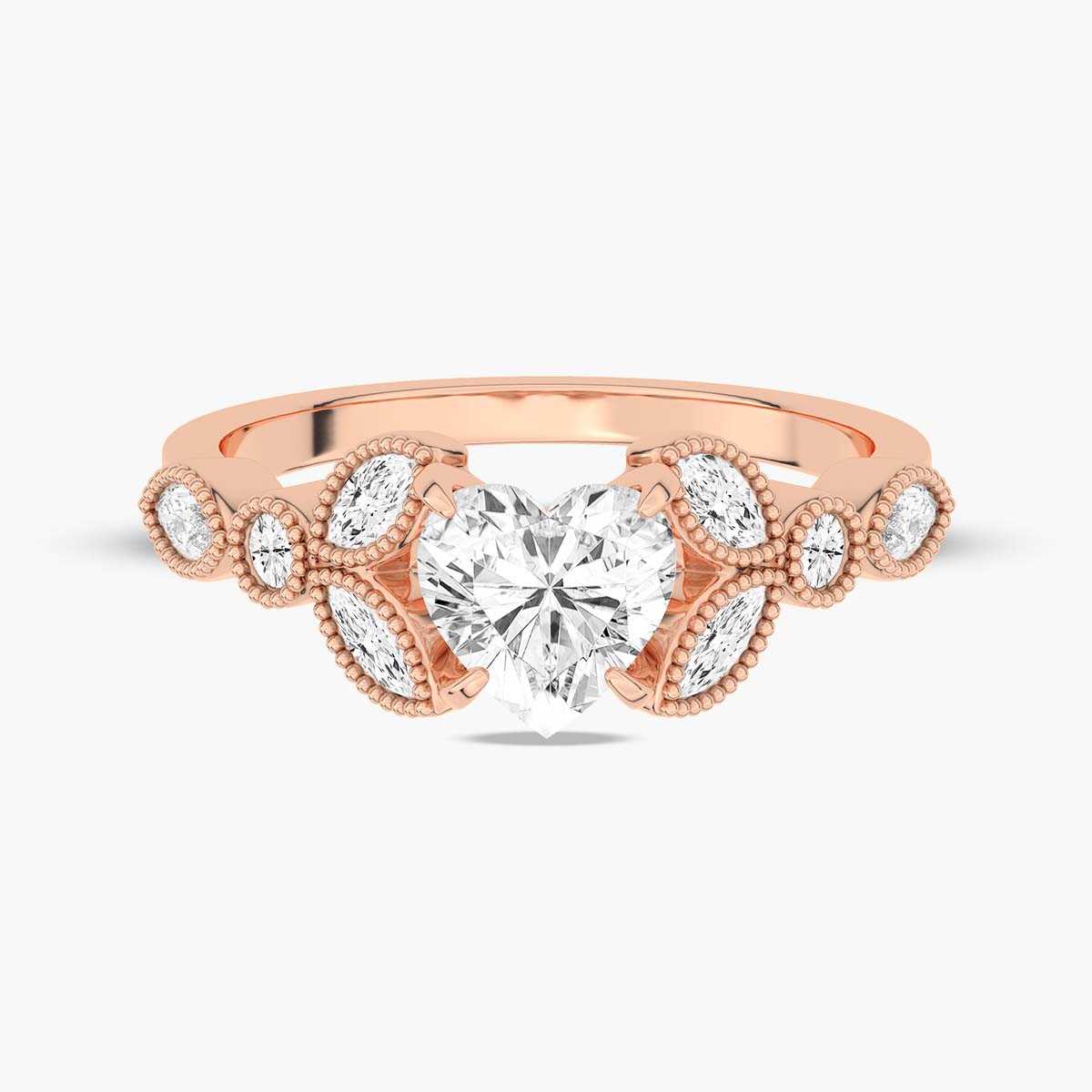 Rose Gold - Heart