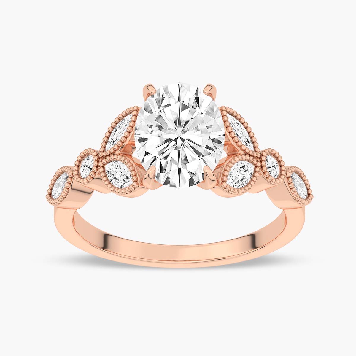 Rose Gold - Oval