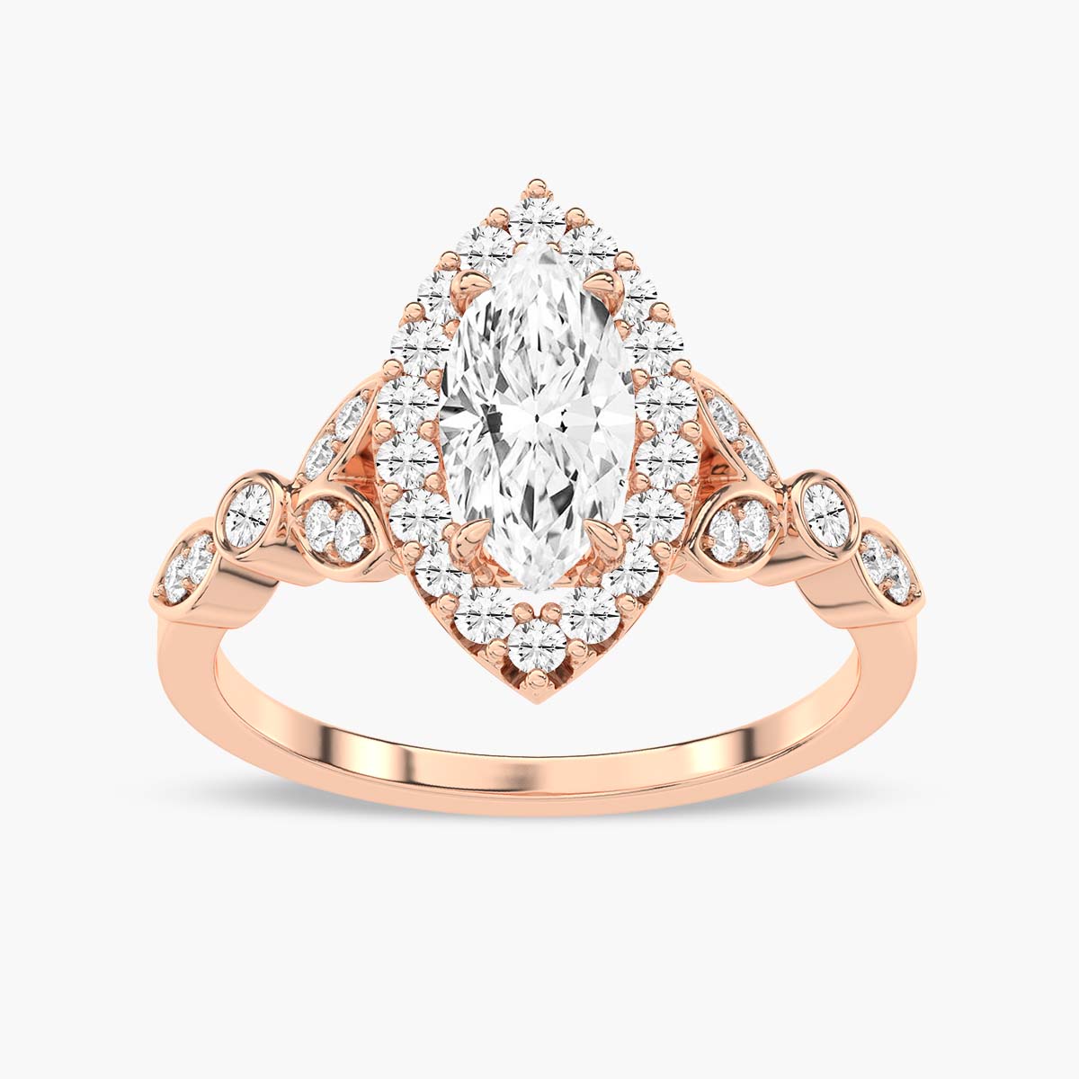 Rose Gold - Marquise