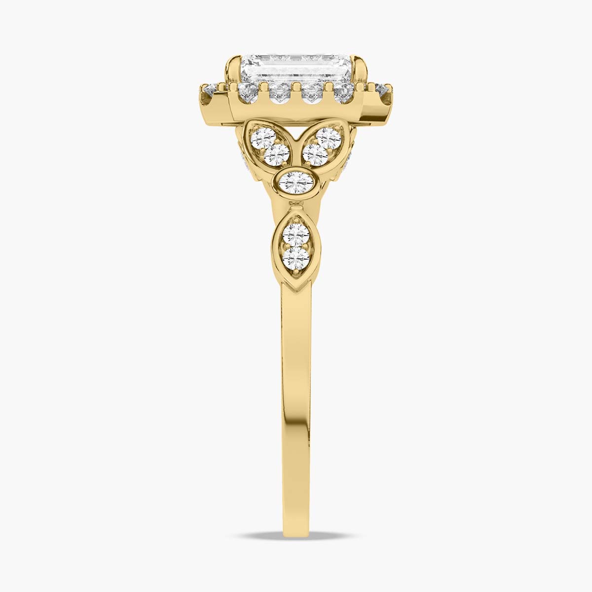 Yellow Gold - Emerald