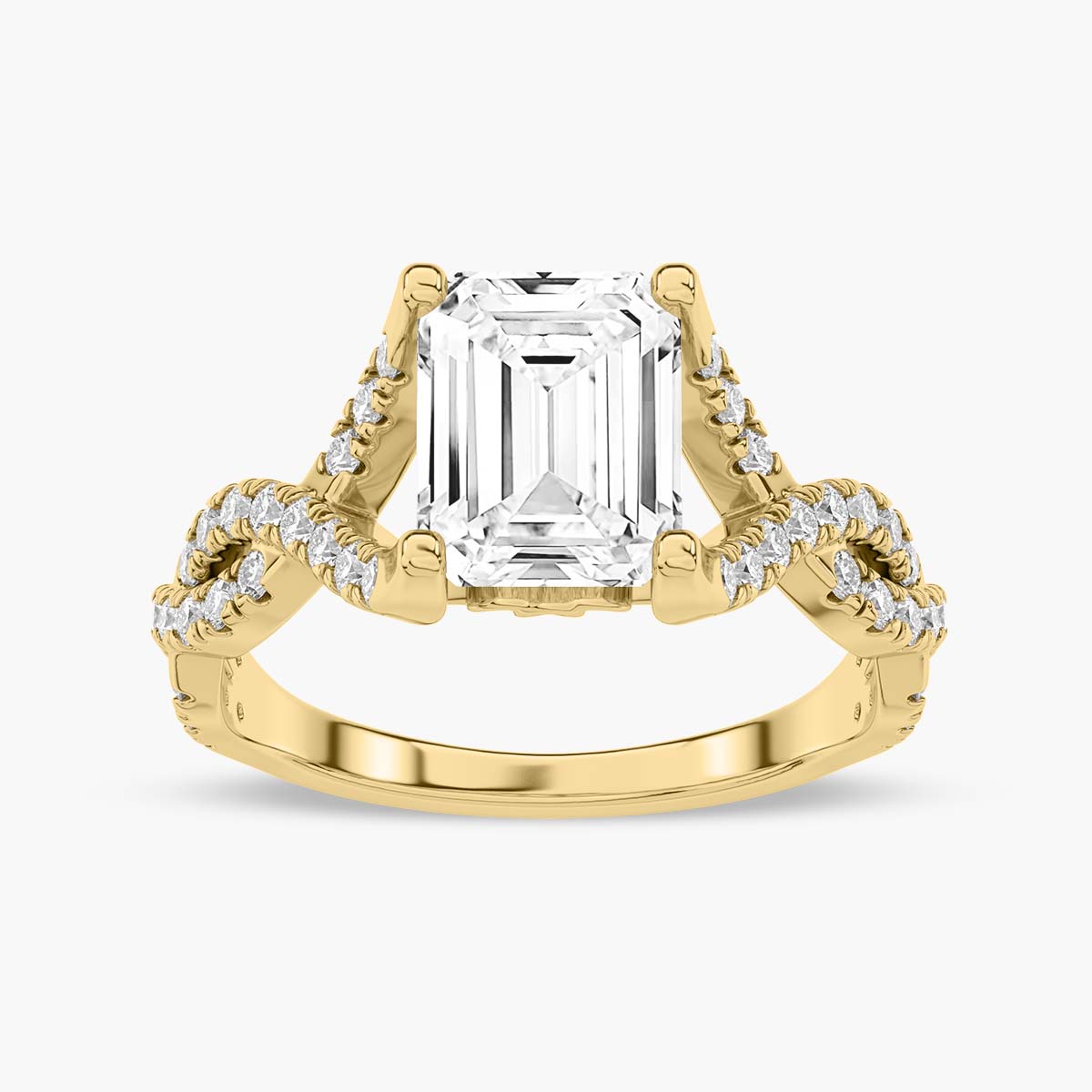 Yellow Gold - Emerald