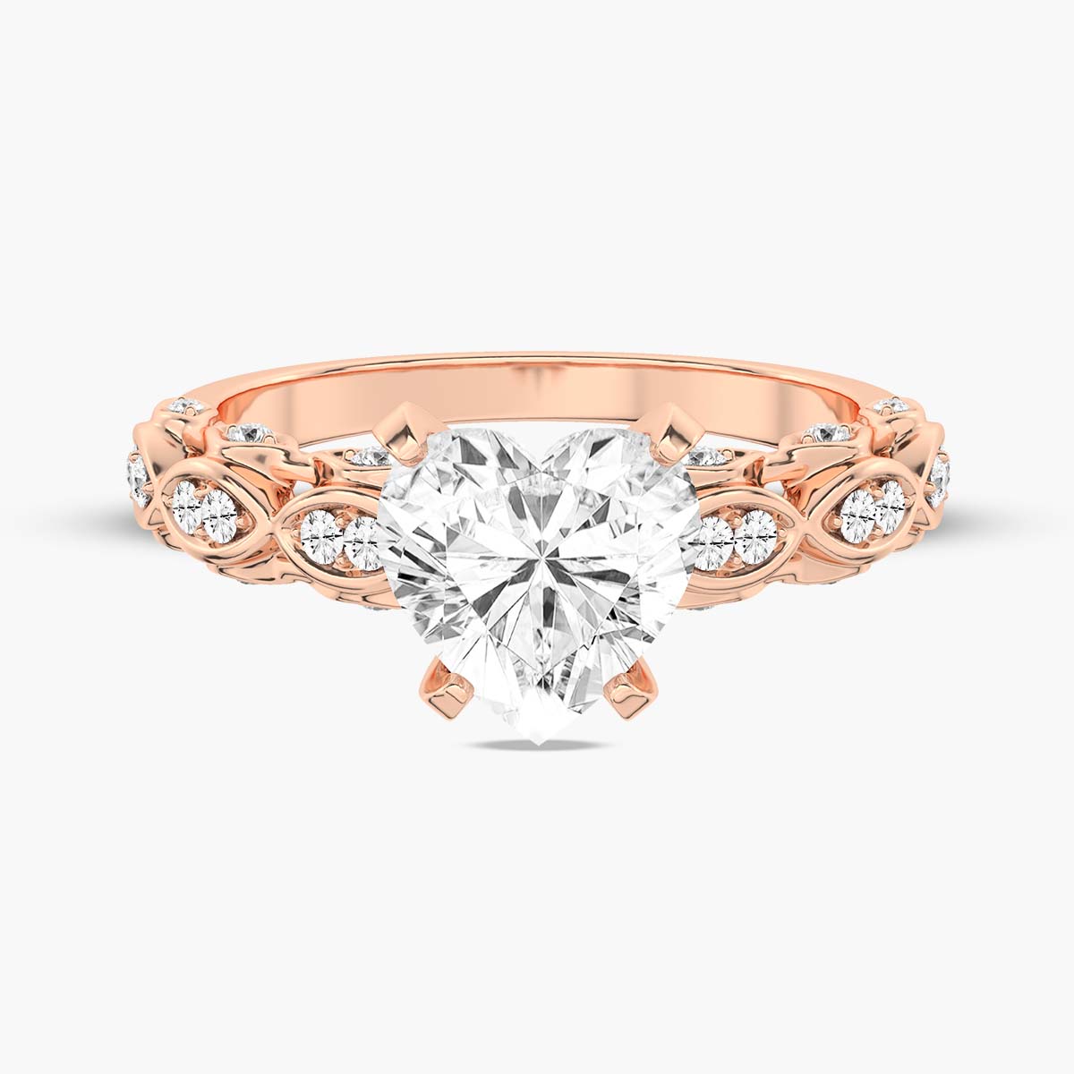 Rose Gold - Heart