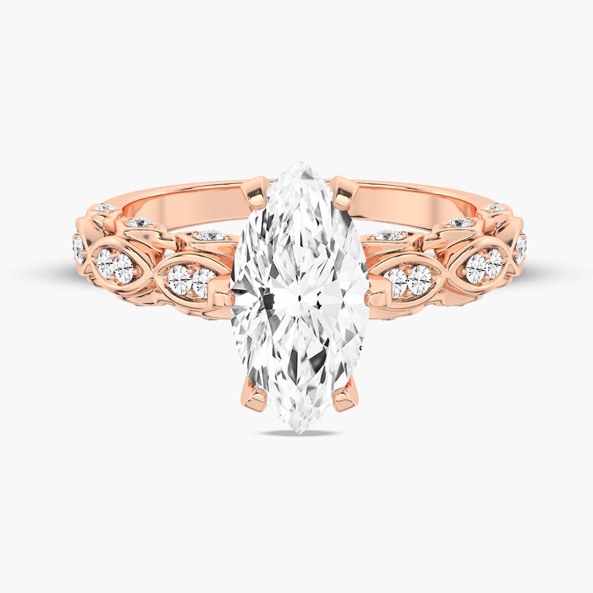 Rose Gold - Marquise