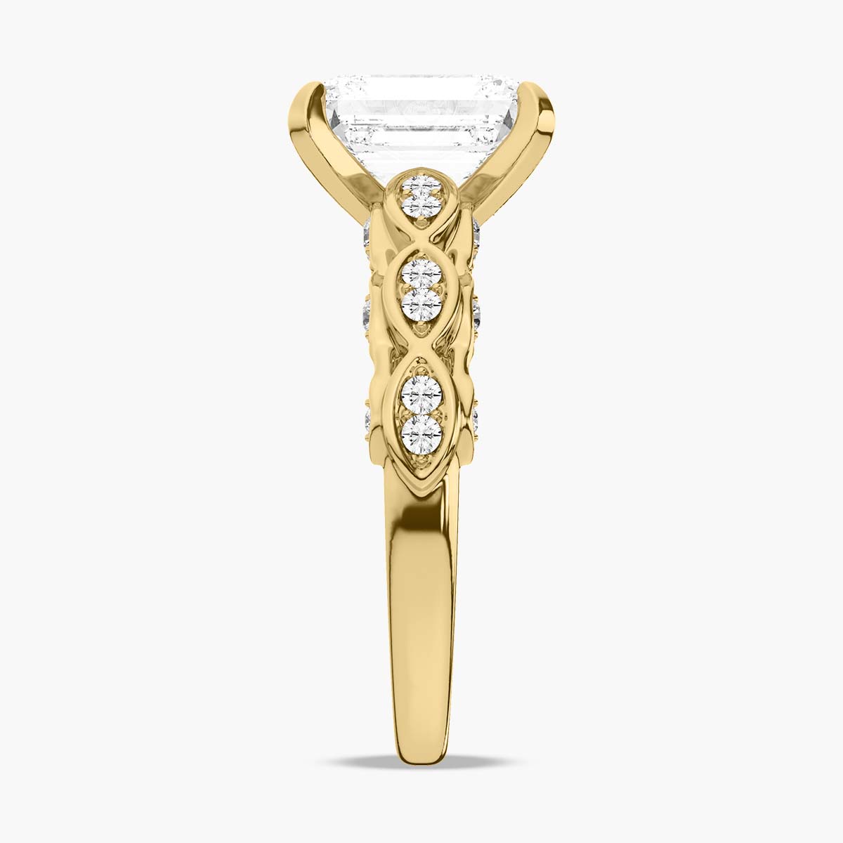 Yellow Gold - Emerald