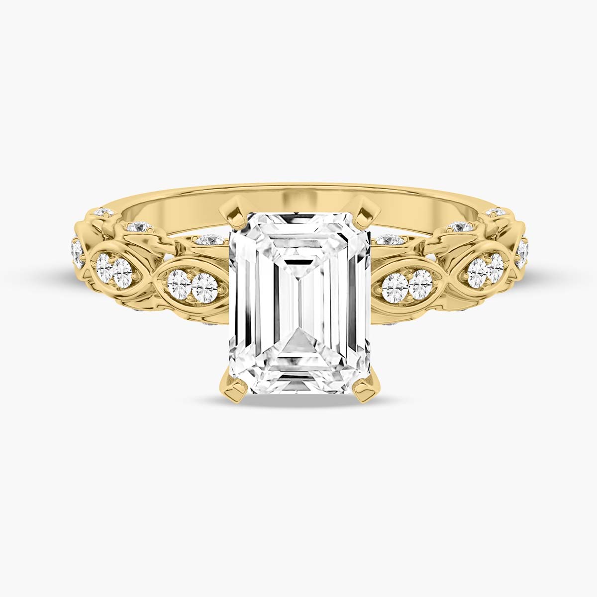 Yellow Gold - Emerald