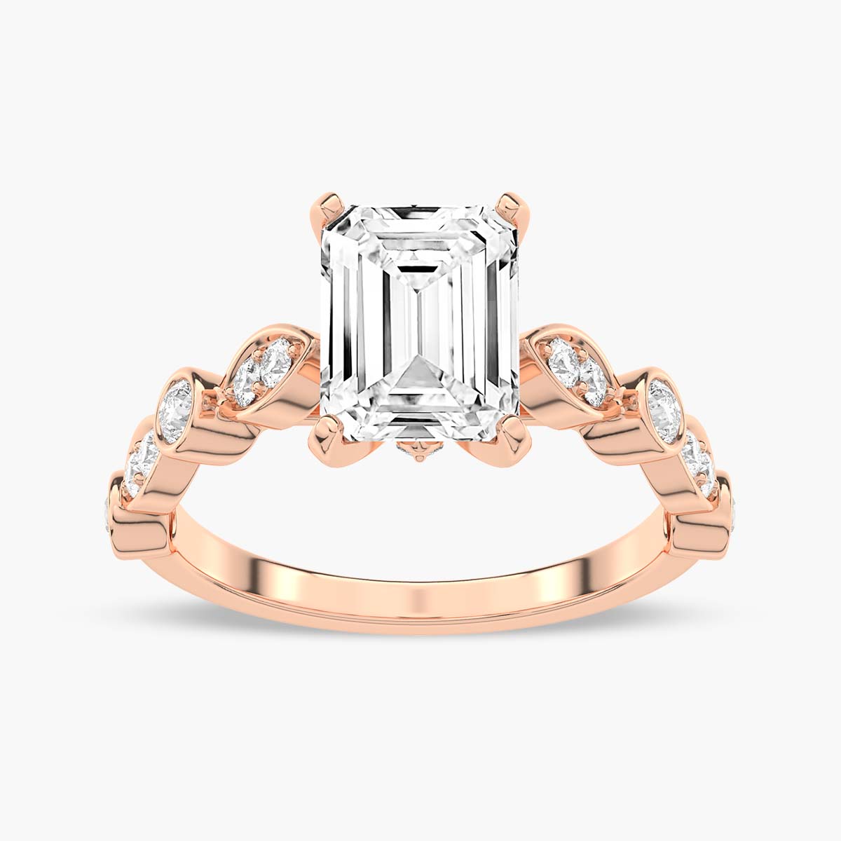 Rose Gold - Emerald