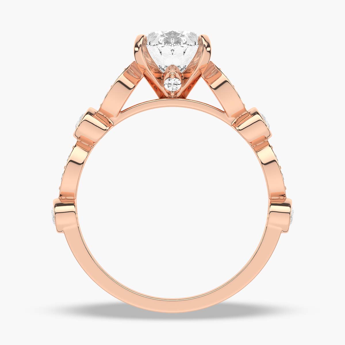 Rose Gold - Oval