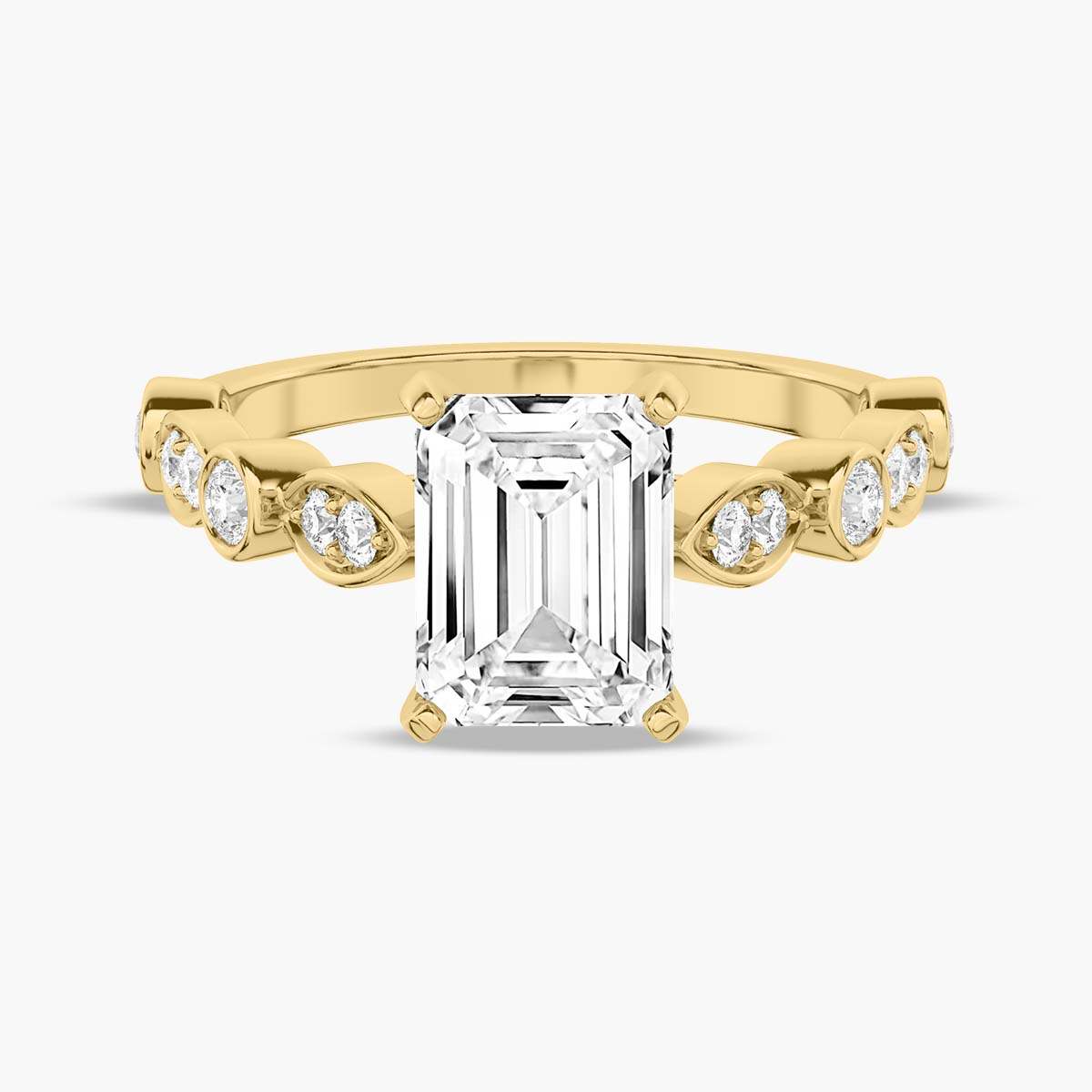Yellow Gold - Emerald