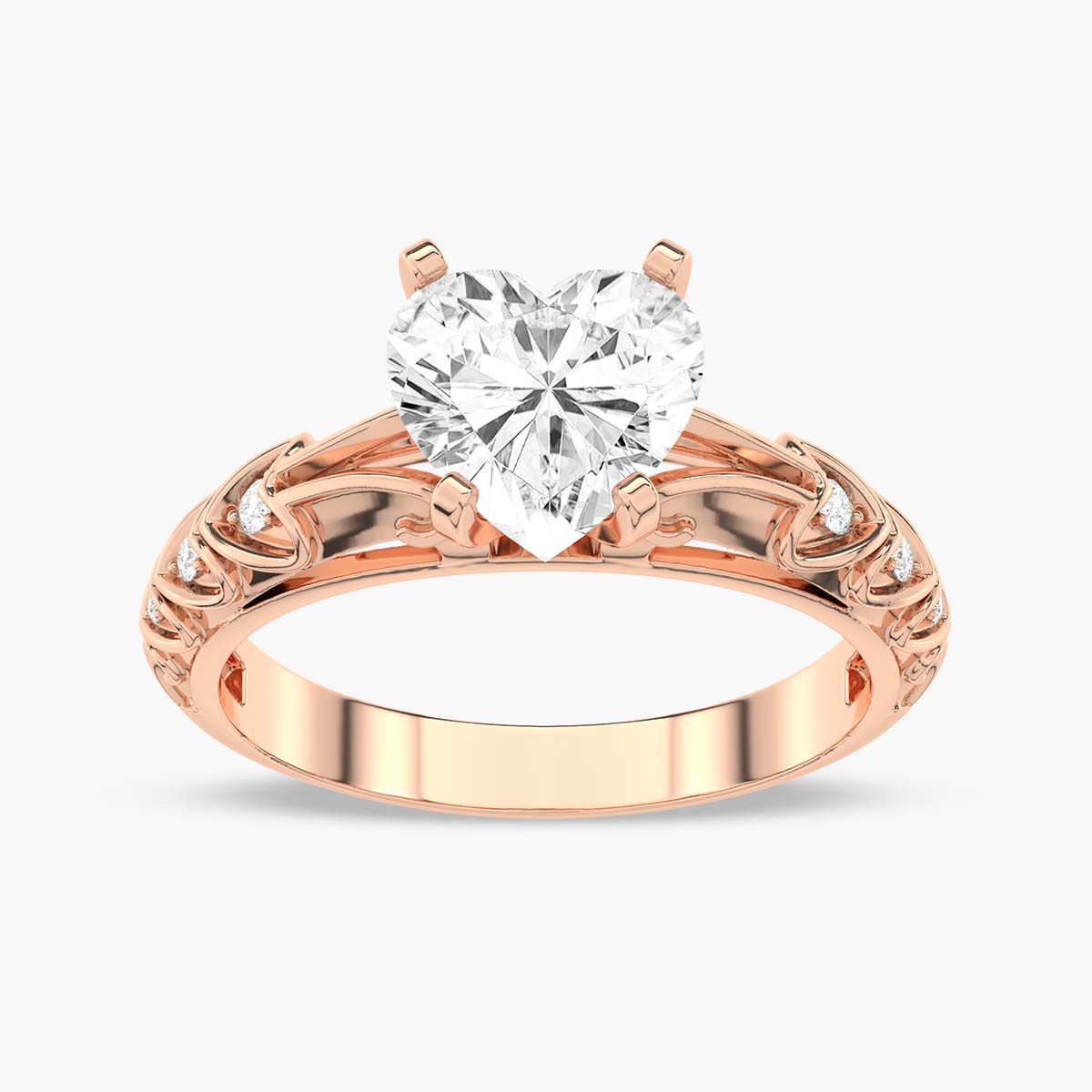 Rose Gold - Heart