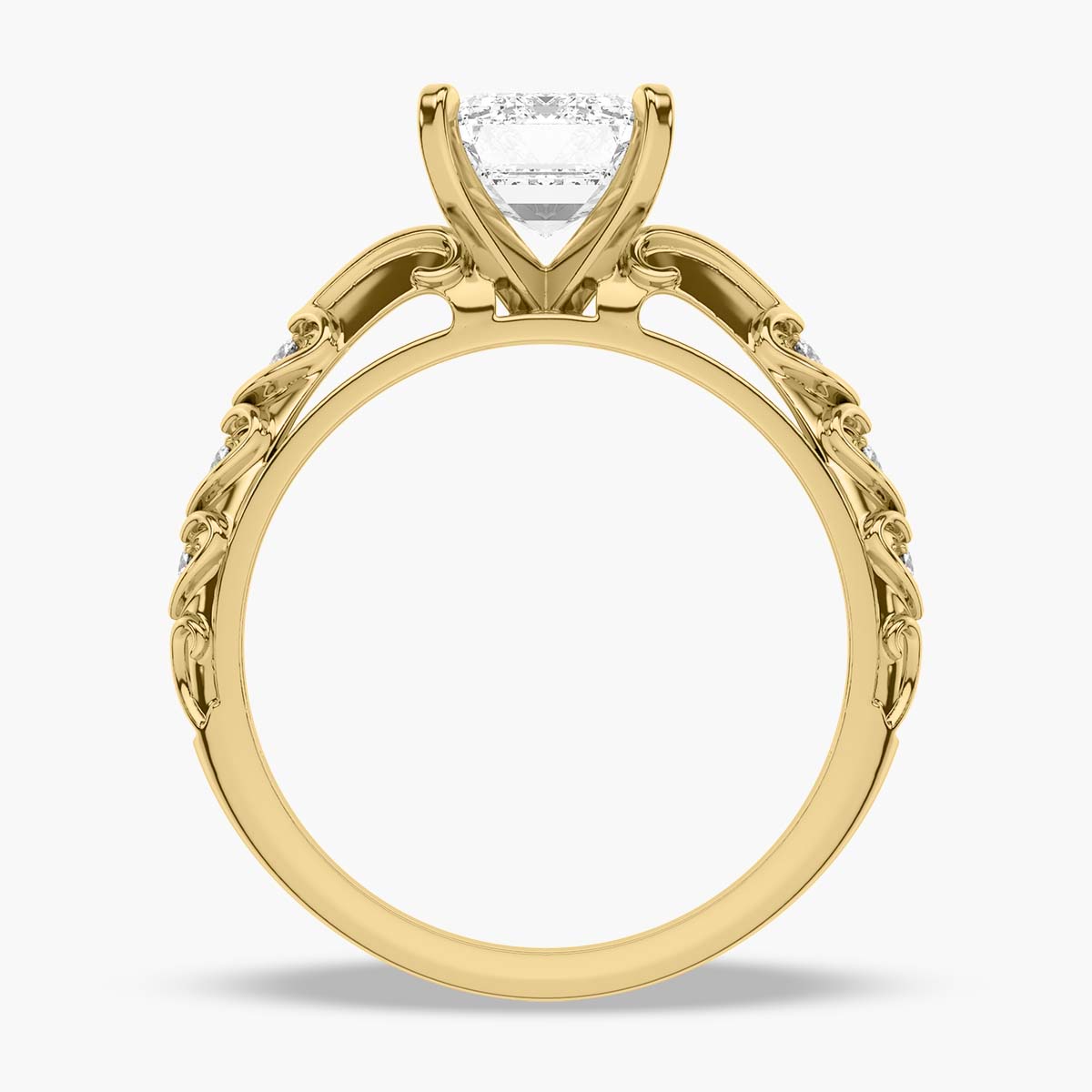 Yellow Gold - Emerald