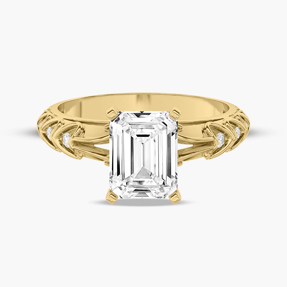 Yellow Gold - Emerald