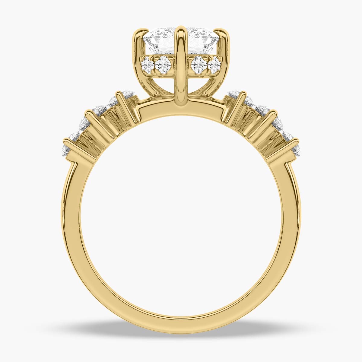 Yellow Gold - Emerald