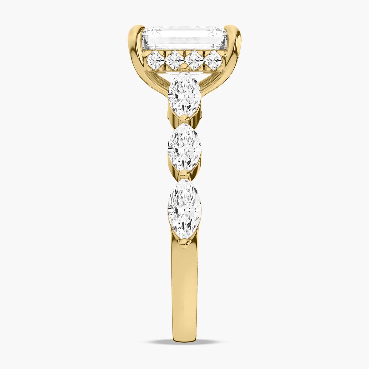 Yellow Gold - Emerald