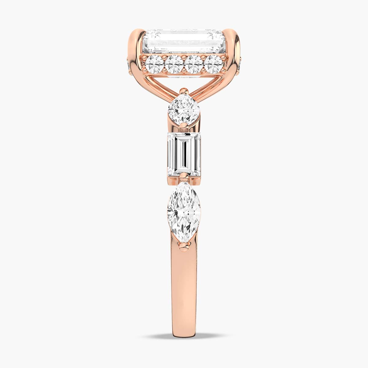 Rose Gold - Emerald
