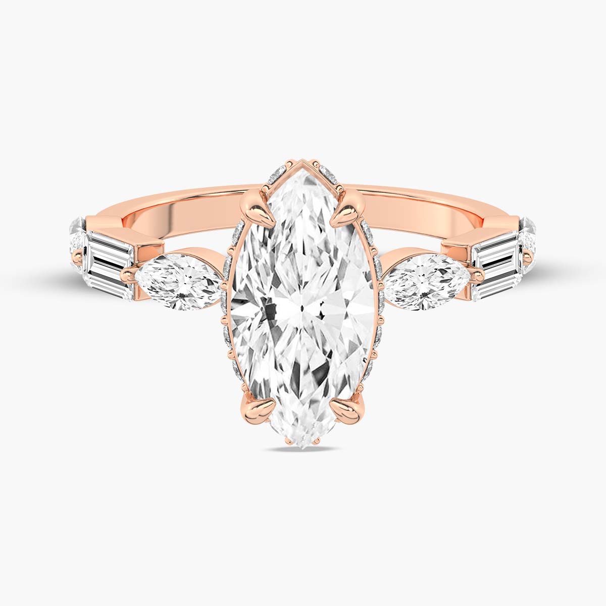 Rose Gold - Marquise